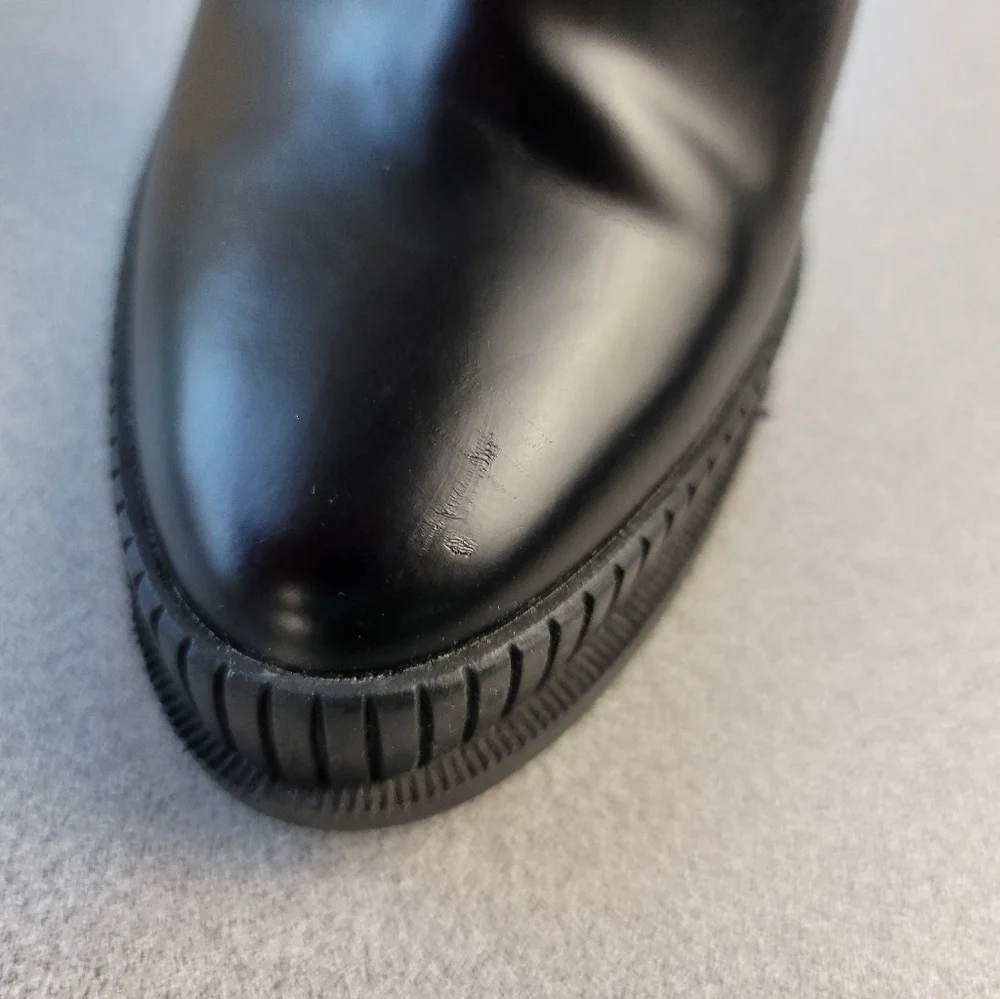 ZARA Traffaluc stiletto platform pull-on Ankle‎ Boot